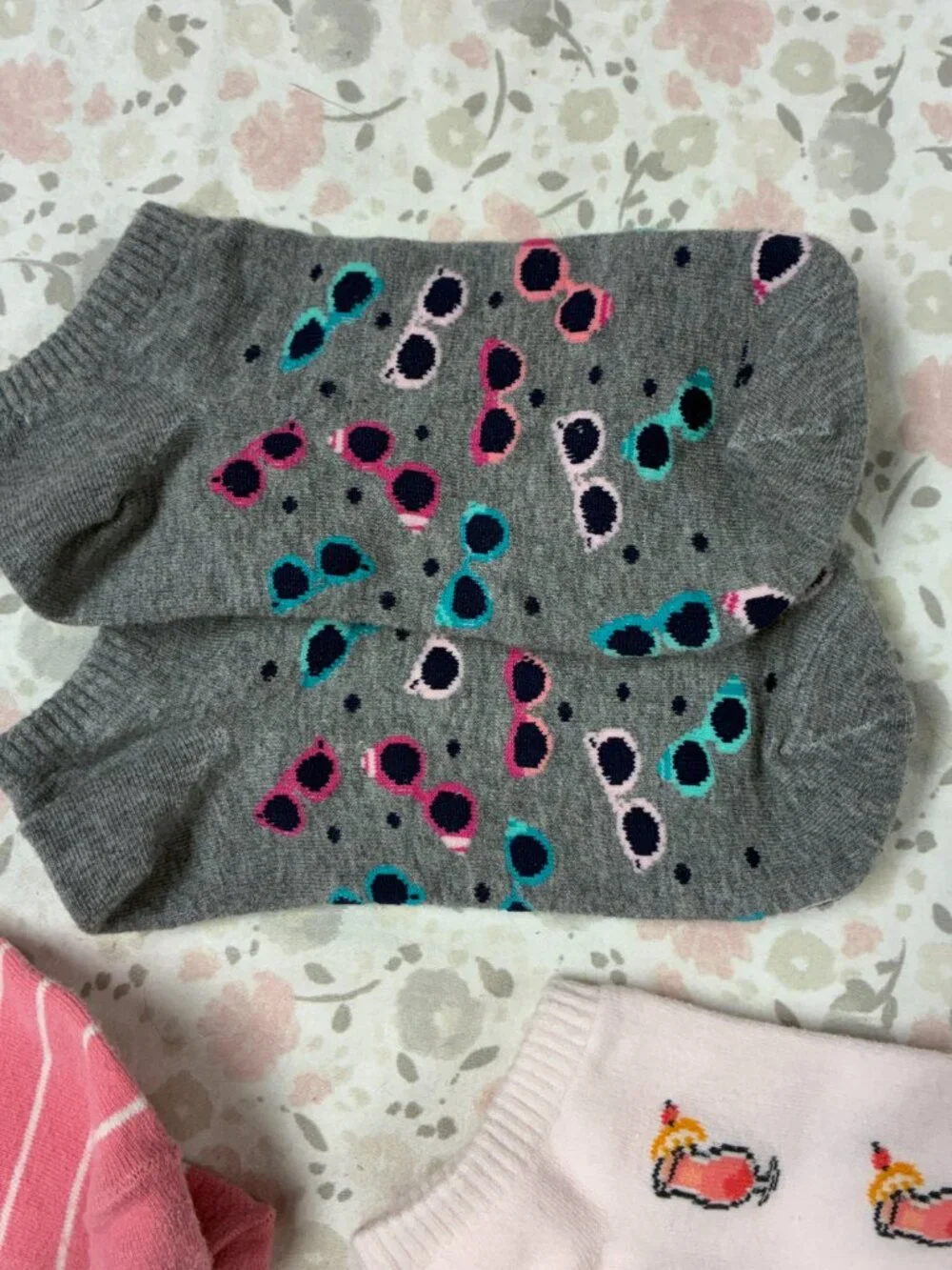 Set of 3 Pairs of Socks - Women's - Lightly used - Fun Patterns